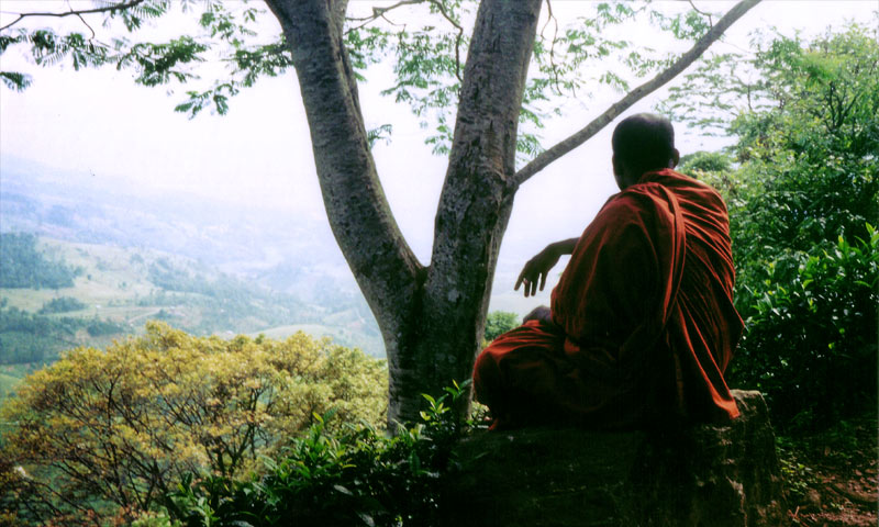 Sadhu the Monk in Deltota, Sri Lanka