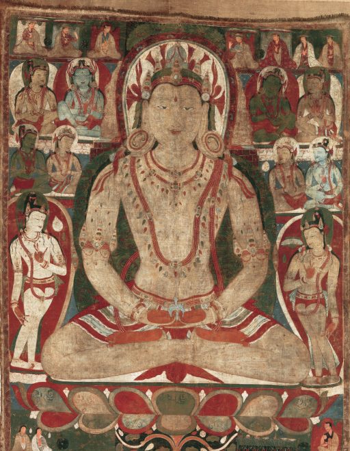 The Buddha Amitayus Attended by Bodhisattvas (Met Museum Collection)